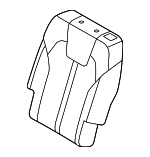 89360P2BC0MD6 - Body: Seat Back Cover for Kia Image