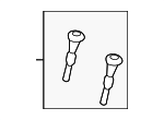89721P2000GYT - Body: Headrest Guide for Kia Image