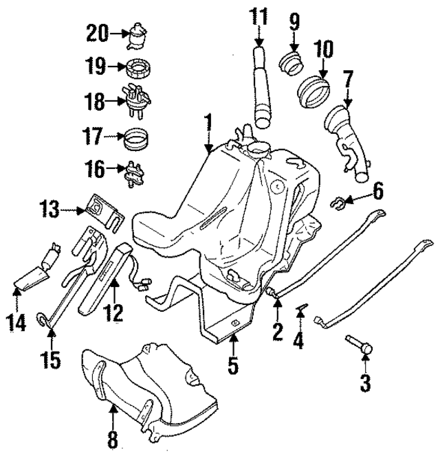 1704270F00 - : Fuel Pump for Nissan: 240SX Image