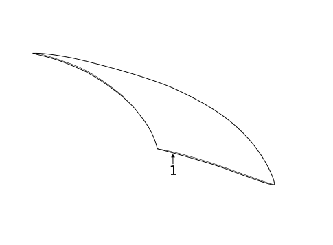 GLASS & HARDWARE - BACK for 2014 Mercedes-Benz C63 AMG #1