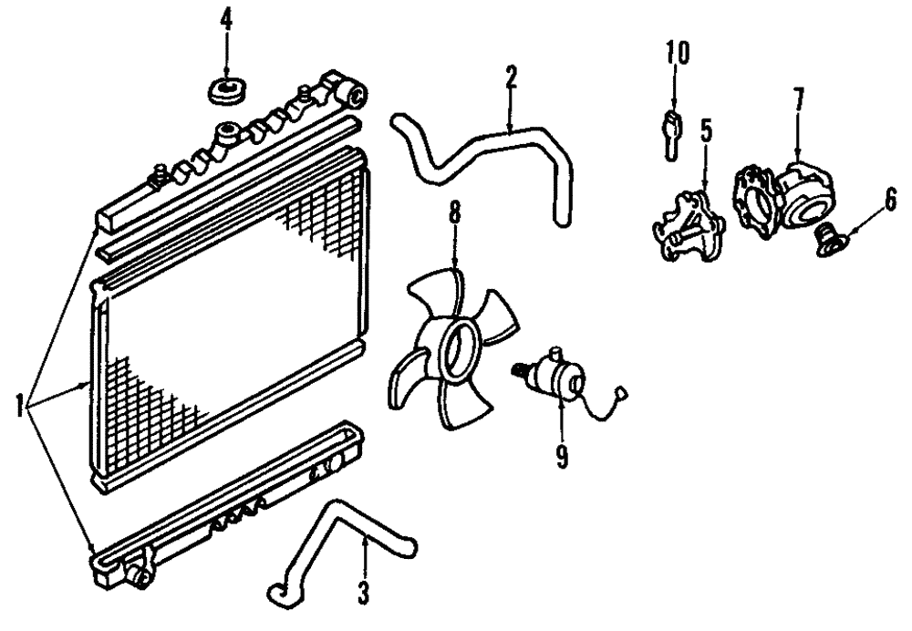 21460-2Y603 - Radiator 2001 Nissan Maxima | Nissan Parts