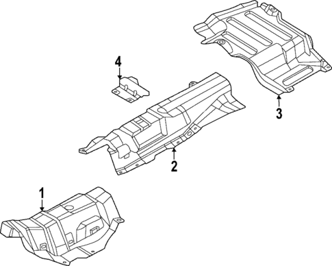 Heat Shields for 2023 Ford Maverick #0