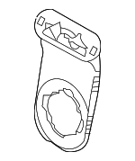 99752173300 - Body: Air Duct for Porsche: 718 Boxster, 718 Cayman, 718 Spyder, 911, Boxster, Cayman, Panamera Image