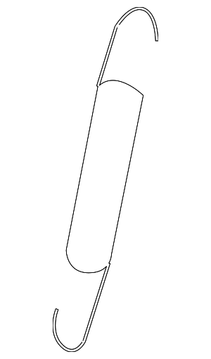 99752179700 - Body: Seat Back Cushion Spring for Porsche Image