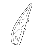 99752132000 - Body: Seat Back Panel Bracket for Porsche Image