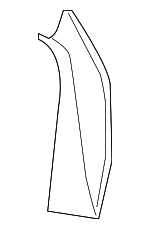 51497453356 - Body: Trim Molding for BMW: 528i, 528i xDrive, 535d, 535d xDrive, 535i, 535i xDrive, 550i, 550i xDrive, ActiveHybrid 5, M5 Image