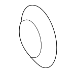 68006360AA - Body: Door Shell Plug for Dodge: Sprinter 2500, Sprinter 3500 Image