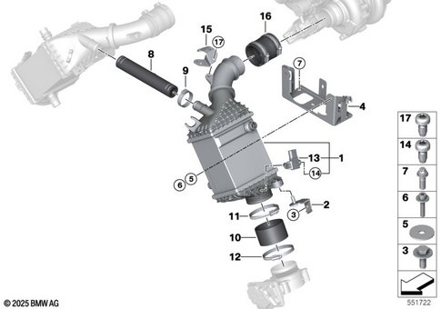 Charge-Air Cooler for 2026 BMW M5 #0