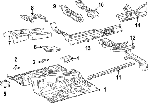 Floor for 2024 Toyota Land Cruiser #0