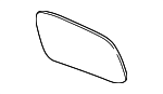 51165A07B75 - Body: Mirror Glass for BMW Image