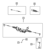 68256617AH - Steering: Rack And Pinion Gear for Ram: 1500 Image