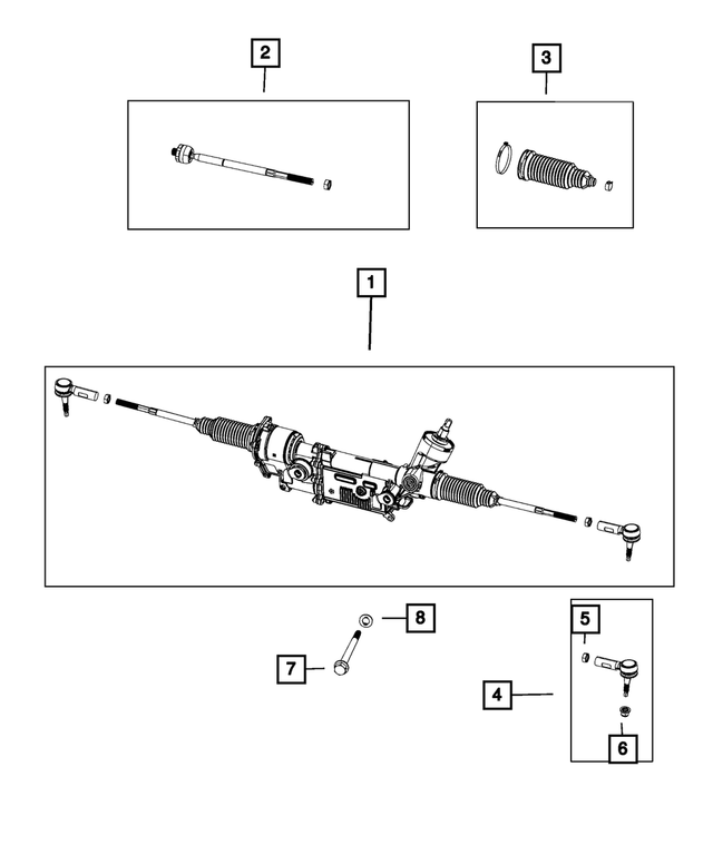 68256617AH - Steering: Rack And Pinion Gear for Mopar Image image