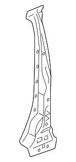 63610TP6305ZZ - : Center Pillar Reinforced for Honda: Accord Crosstour, Crosstour Image