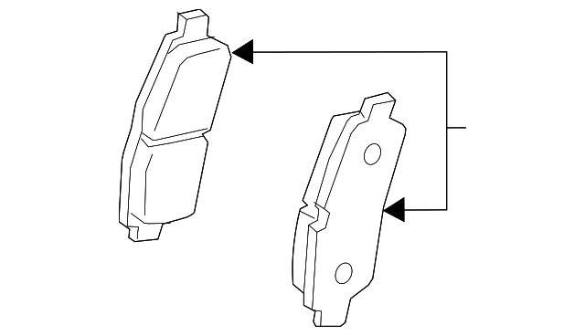 Genuine Toyota Brake Pads Front part# 04465-WB001 for 2016-2020 Toyota ...