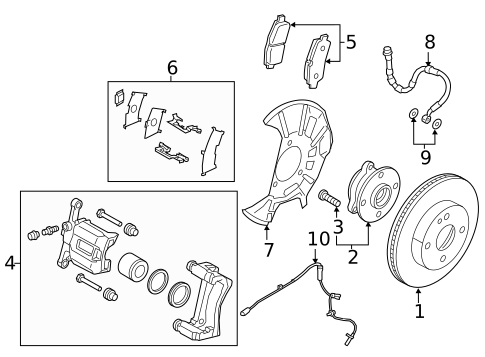 Brake Components for 2020 Toyota Yaris #0