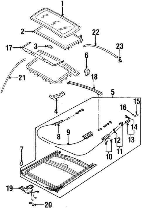 Sunroof for 1997 Nissan Altima #0