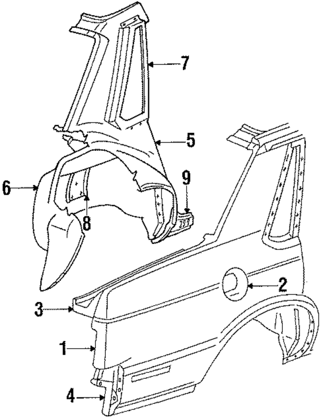 4278302 - Body: Fuel Door for Mopar Image
