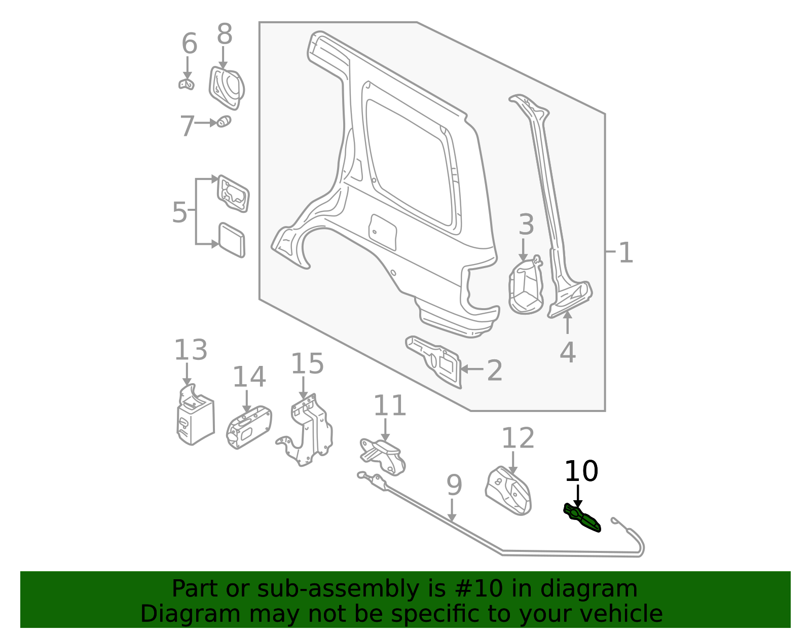 78827-2W10A - Latch 2003-2004 Nissan Pathfinder | Official Nissan Parts ...