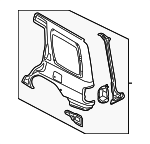 G8A002W731 - Body: Quarter Panel for Nissan: Pathfinder Image