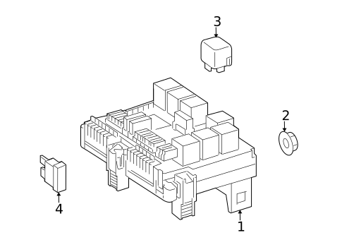 Fuse & Relay for 2007 Mercedes-Benz CLK350 #3