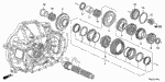 23421R88000 - Transmission - Manual: GEAR, COUNTERSHAFT LOW for Honda Image