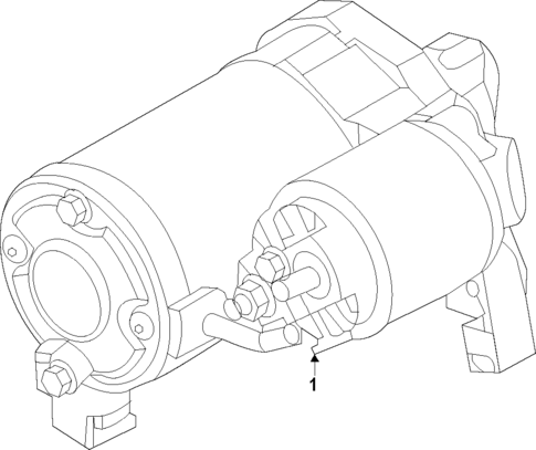 Starter for 2023 Mitsubishi Mirage G4 #1