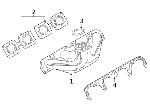 Exhaust Manifold for 2011 BMW X6 #0