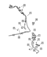4782219AB - Steering: Power Steering Bracket for Mopar Image