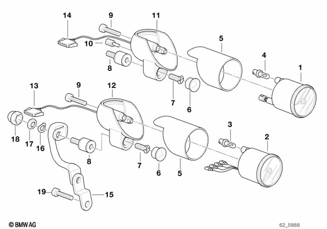 62131383311 - : Bulb for BMW-Motorrad Image