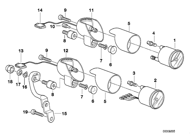 62132306585 - : Clock                     for BMW-Motorrad Image