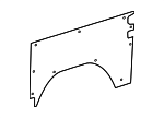 9076922201 - Body: Wheelhouse Trim for Mercedes-Benz Image