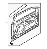 4KE831051B - : Door Shell for Audi: e-tron Quattro, e-tron S, e-tron S Sportback, e-tron Sportback, Q8 e-tron, Q8 e-tron Sportback, SQ8 e-tron, SQ8 e-tron Sportback Image
