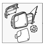 68569567AB - Body: Mirror Assembly for Ram: 1500 Image