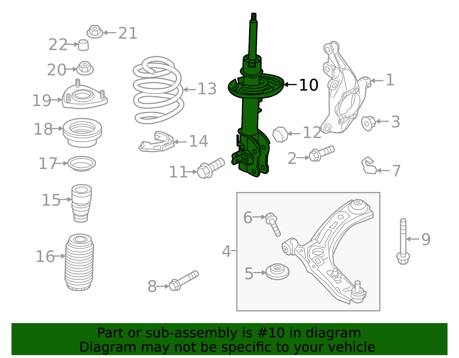 BFWM-34-90XA - Suspension Strut - 2021-2025 Mazda 3 | Mazda Swag