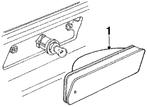 Park Lamps for 1986 Ford Bronco II #0