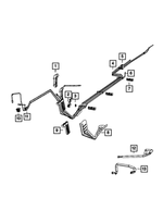 68104002AA - Fuel and Accelerator Pedal: Impact Blocker Clip for Mopar Image