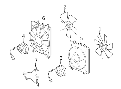 Cooling Fan for 2010 Honda Accord Crosstour #0