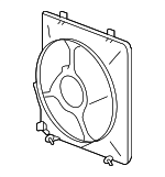 38615R8AA01 - : Fan Shroud for Honda: Accord, Accord Crosstour, Crosstour Image