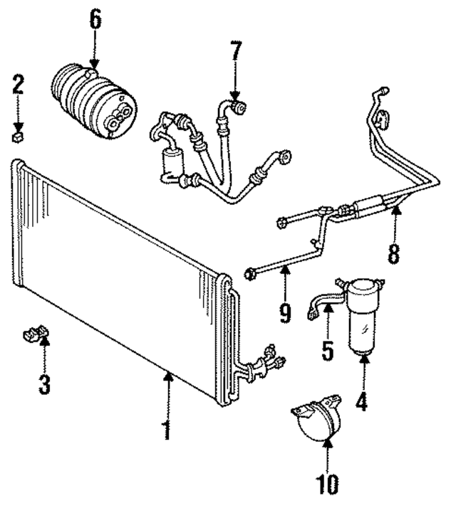 1530516 - HVAC: ACDelcoâ„¢ A/C Refrigerant Discharge Hose for GM Image