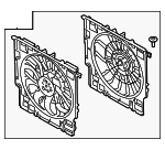 17425A57750 - Cooling System: Fan Assembly for BMW: Alpina XB7, X5, X6, X7, XM Image