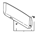 MN162830YA - : Lower Trim Panel for Mitsubishi: Outlander Image