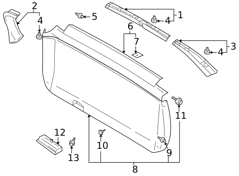Interior Trim for 2025 Mitsubishi Eclipse Cross #4