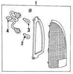 B65550B200 - Electrical: Tail Lamp Assembly for Nissan: Quest Image