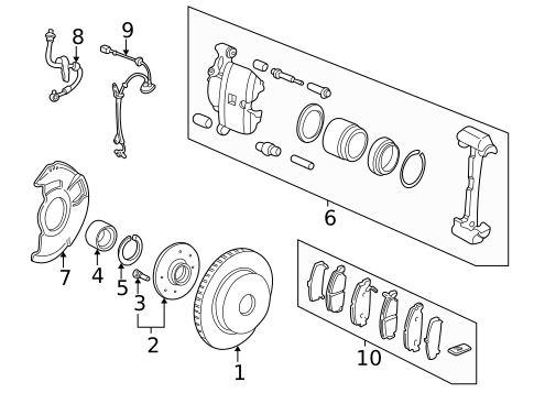 Disc Pads & Brake Shoes for 1998 Honda Civic #0