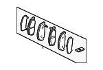 45022SR8415 - Brakes: Brake Pads for Honda: Civic Image
