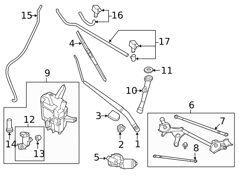 Wipers for 2012 Nissan Quest #0