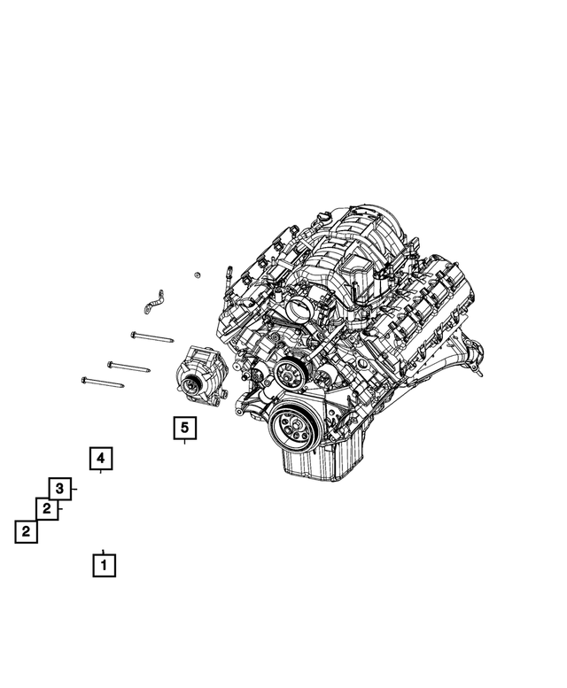 6502720 - Electrical: Hex Flange Lock Nut for Mopar Image image