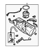 NND5908AT - Fuel System: Fuel Tank Assembly for Jaguar Image