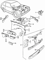 70546634300Z - : Catch, Reservoir Tank for Honda Image