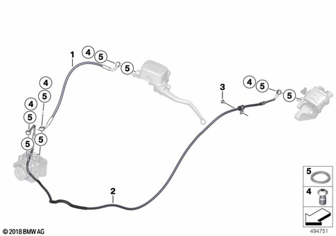 Brake Lines for 2026 BMW-Motorrad C 400 GT #1